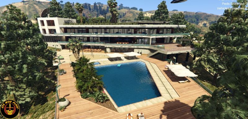 Lake Vinewood Hill Mansion v1.5 Mod