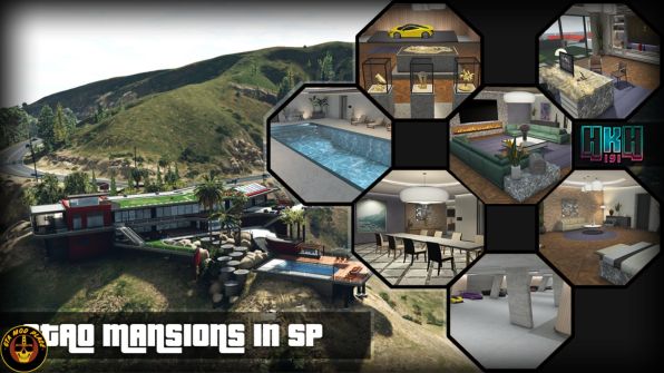 GTAO Mansions in SP v2.1 Mod