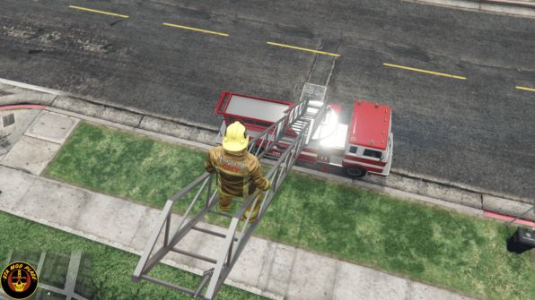 SF Firetruck from GTASA [Add-on/Ladder works/FiveM] v1.0 Mod
