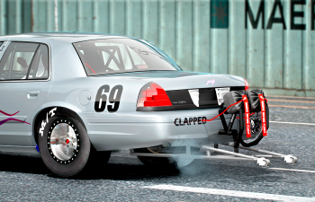 Drag Car 2008 Crown Victoria Mod