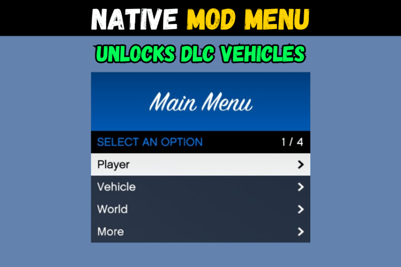 Native Mod Menu v2.9 Mod