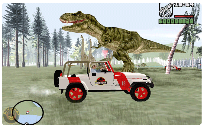 GTA San Andreas Jurassic Park Operation Mod
